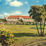 Curepipe – The Old Market viewed from the Municipal Garden – 1970s