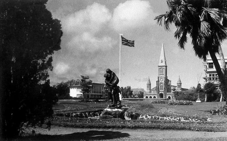 Curepipe Town Hall Garden Union Jack