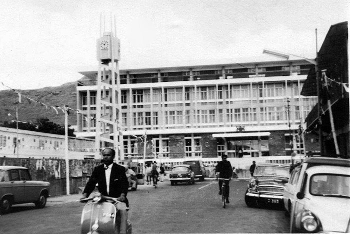 Port Louis - Municipality viewed from Desforges Street - 1960s