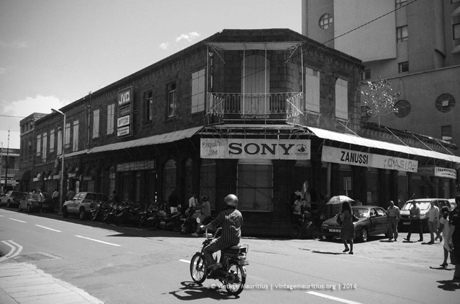 Port Louis La Chaussee Street Colonial Building