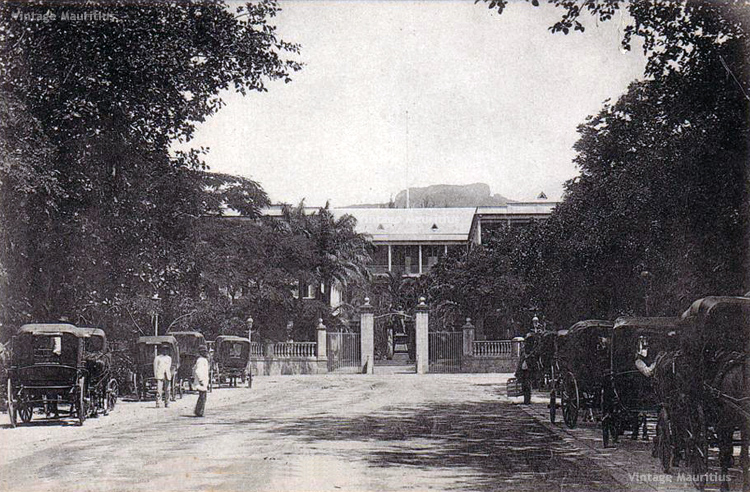 Port Louis - Place D'Armes Taxi Stand - early 1900s