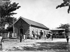 The Souillac Train Station in the late 1890s