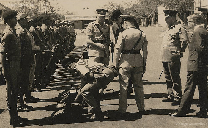 Special Mobile Force (SMF) Inspection - Mauritius - 1968