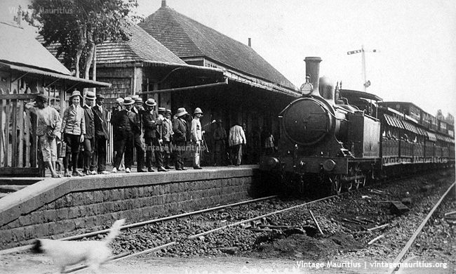 Vacoas Train Station Double Deck Train