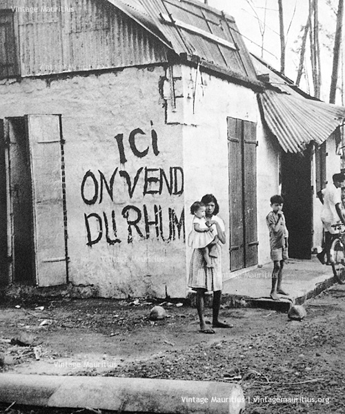 Desolation Scene - Ici On Vend Du Rhum - Here we sell Rum - Mauritius Cyclone - 1960s