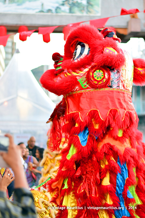 12 Port Louis China Town Mauritius Dragon Dance Parade - Vintage Mauritius