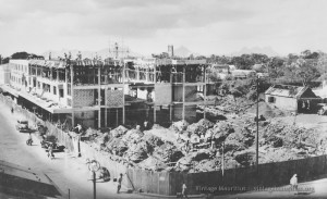 Curepipe - Royal Road and the Merven Building - 1960s - Vintage Mauritius