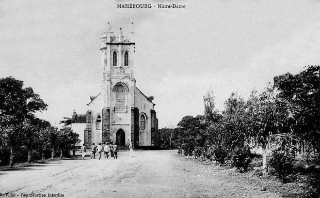 Mahebourg - Notre Dame Des Anges Church - 1910s - Vintage Mauritius